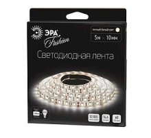 Светодиодная лента ЭРА 14,4W/m 60LED/m 5050SMD теплый белый 5M LS5050-60LED-IP20-WW-5m C0043046