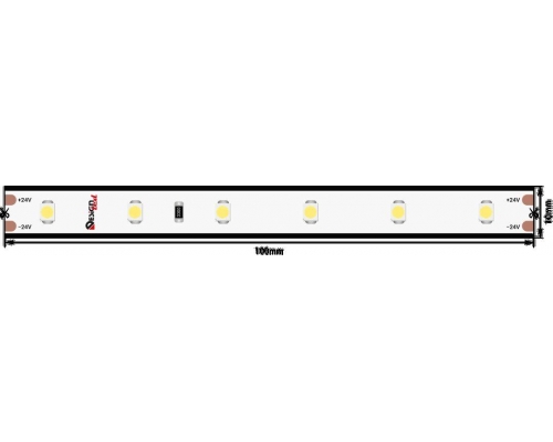 Светодиодная влагозащищенная лента DesignLed 4,8W/m 60LED/m 3528SMD теплый белый 5M 005704