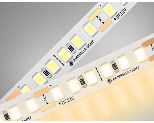 Светодиодная лента Ambrella Light 14,4W/m 180LED/m 2835SMD теплый белый 5M GS1301