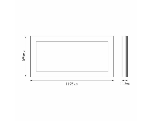 Светодиодная панель Arlight IM-600x1200A-48W Day White 023157(1)