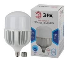 Лампа светодиодная сверхмощная ЭРА E27/E40 120W 4000K матовая LED POWER T160-120W-4000-E27/E40 Б0049103