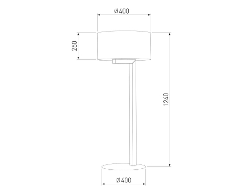 Торшер TK Lighting 5197 Troy White