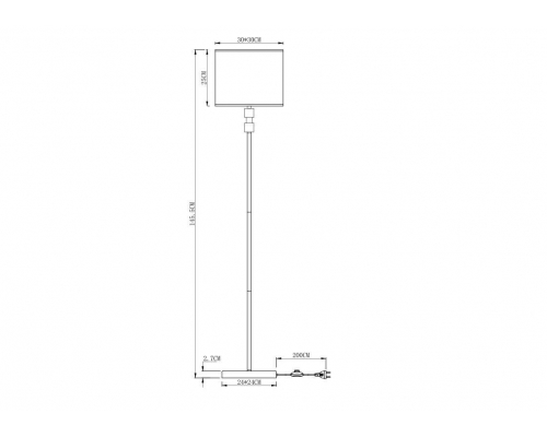 Торшер Arte Lamp North A5896PN-1PB