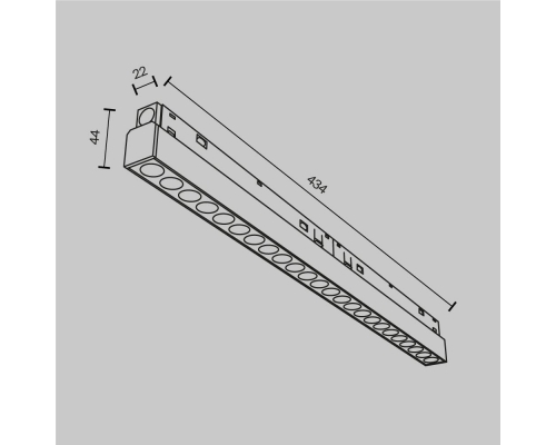 Трековый светильник Maytoni Technical Points TR031-2-24W2.7K-B