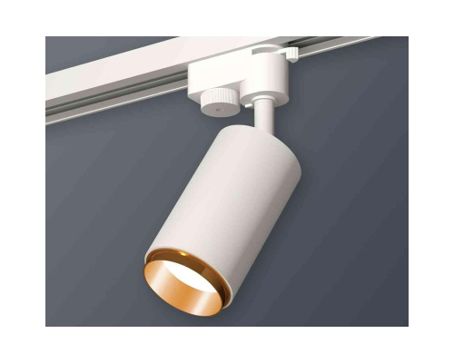 Комплект трекового светильника Ambrella light Track System XT6322044 SWH/PYG белый песок/золото желтое полированное (A2520, C6322, N6124)