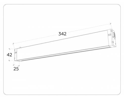 Трековый светодиодный светильник Ambrella Light Track System Magnetic 220V GL1271