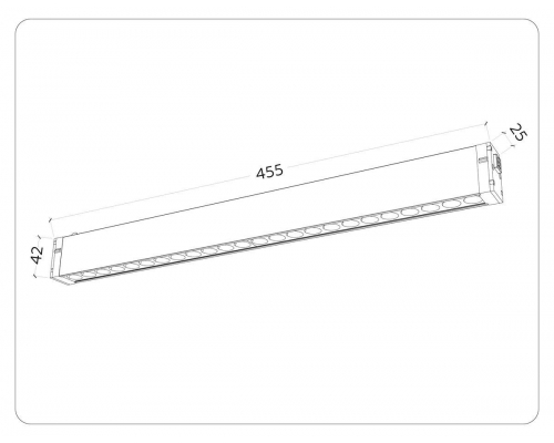 Трековый светодиодный светильник Ambrella Light Track System Magnetic 220V GL1314