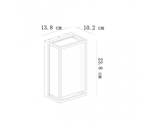 Уличный настенный светильник Arte Lamp Marfik A2322AL-1GO