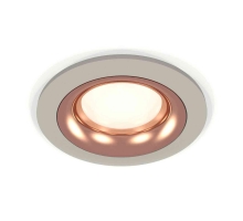 Комплект встраиваемого светильника Ambrella light Techno Spot XC7623006 SGR/PPG серый песок/золото розовое полированное (C7623, N7015)