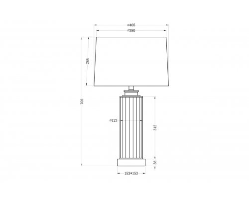 Настольная лампа Garda Decor 22-87529