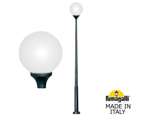 Парковый фонарь Fumagalli GLOBE 400 modern черный, бежевый G41.372.000.AYE27