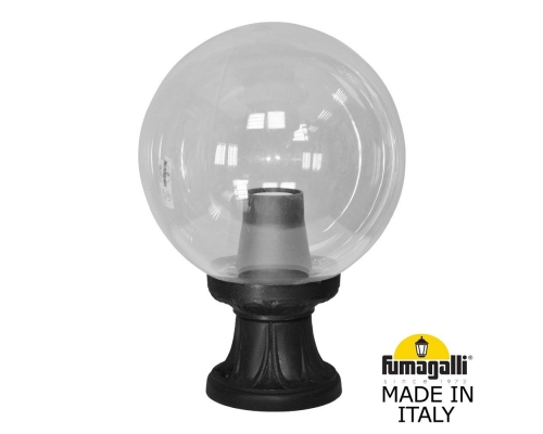 Ландшафтный фонарь Fumagalli GLOBE 250 черный, прозрачный G25.110.000.AXF1R