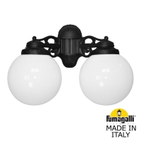 Светильник уличный настенный Fumagalli GLOBE 250 черный, бежевый G25.141.000.AYF1RDN