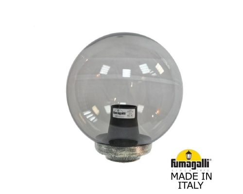 Уличный фонарь на столб Fumagalli GLOBE 250 бронза, дымчатый G25.B25.000.BZF1R