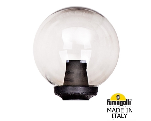 Фонарь без кронштейна FUMAGALLI GLOBE 300 черный, прозрачный G30.B30.000.AXF1R