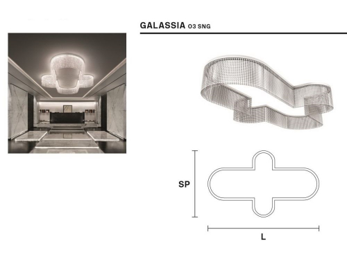 Люстра Masiero Atelier GALASSIA O3 SNG